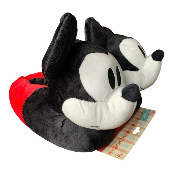 Disney Other - Disney Retro 100 Mickey Mouse Slippers Men Shoe size 10 11 12 13 Sock 10-13 NEW